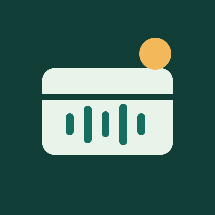 Caseflow case and waveform icon