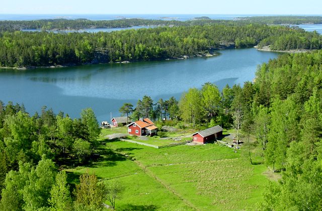 Rödjan from the air