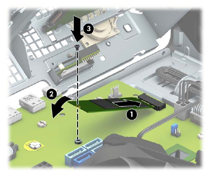 HP: install M.2 card