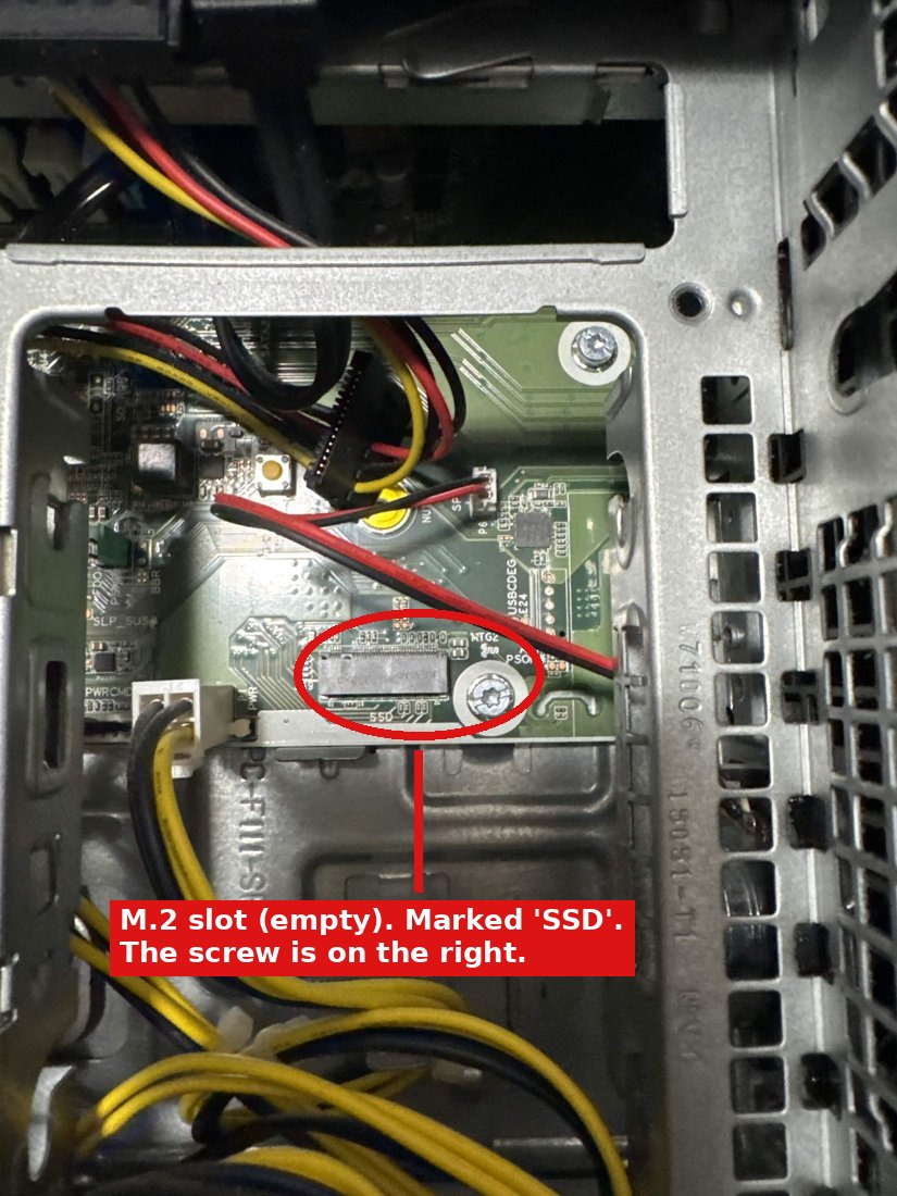 M.2 slot photo