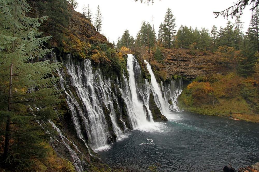 Burney Falls: From the rim trail, in autumn