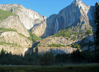 Cook's Meadow boardwalk and Yosemite Valley views